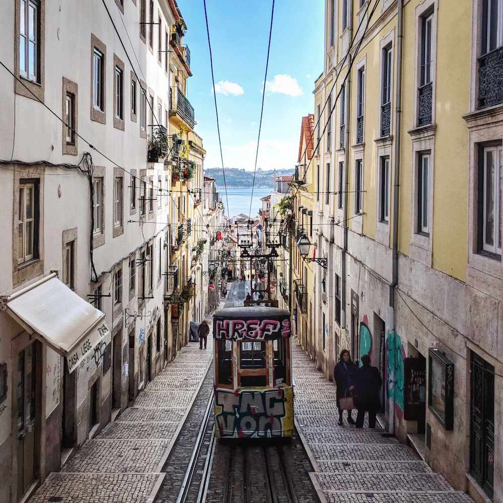 Streetcar in lisbon