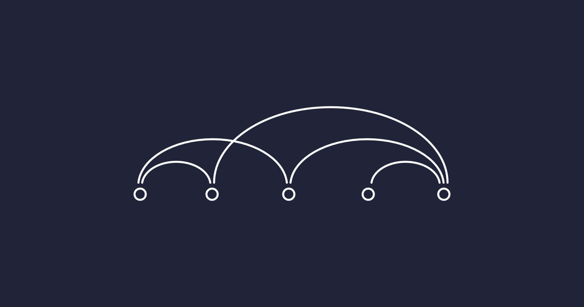 An abstract representation of an NLP dependency graph